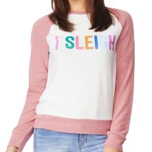 I Sleigh holiday sweater